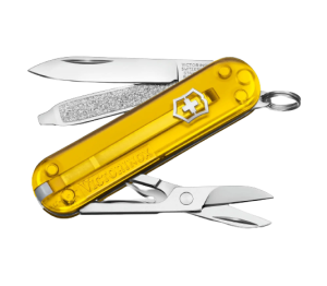 VICTORINOX - CLASSIC SD JAUNE - TRANSPARENT