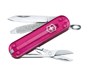 VICTORINOX - CLASSIC SD ROSE - TRANSPARENT